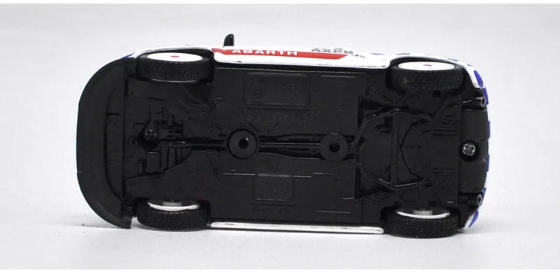 4 цвета 1:43 Fiat Abarth 500 гоночный игрушечный автомобиль игрушки для детей литая модель автомобиля подарок на день рождения