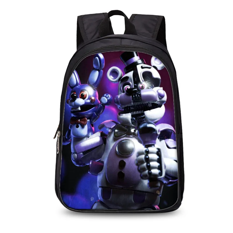 Curel Fancl 17 дюймов Детский рюкзак Five Nights at Freddys, детские школьные сумки для подростков, мальчиков и девочек, школьная сумка для книг, Детская - Цвет: Армейский зеленый