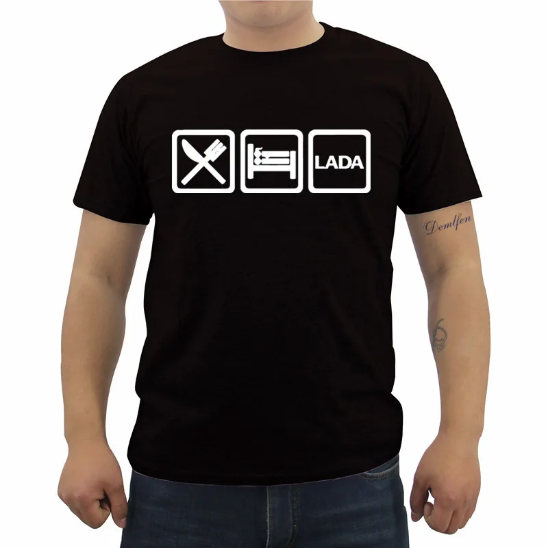 Повседневная Мужская хлопковая футболка с коротким рукавом и круглым вырезом