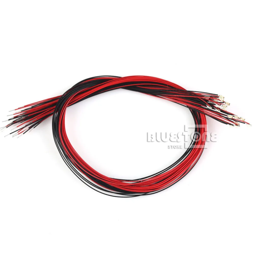 T0603R 20 шт предварительно припаянный micro litz Проводные провода Красный SMD Led 0603