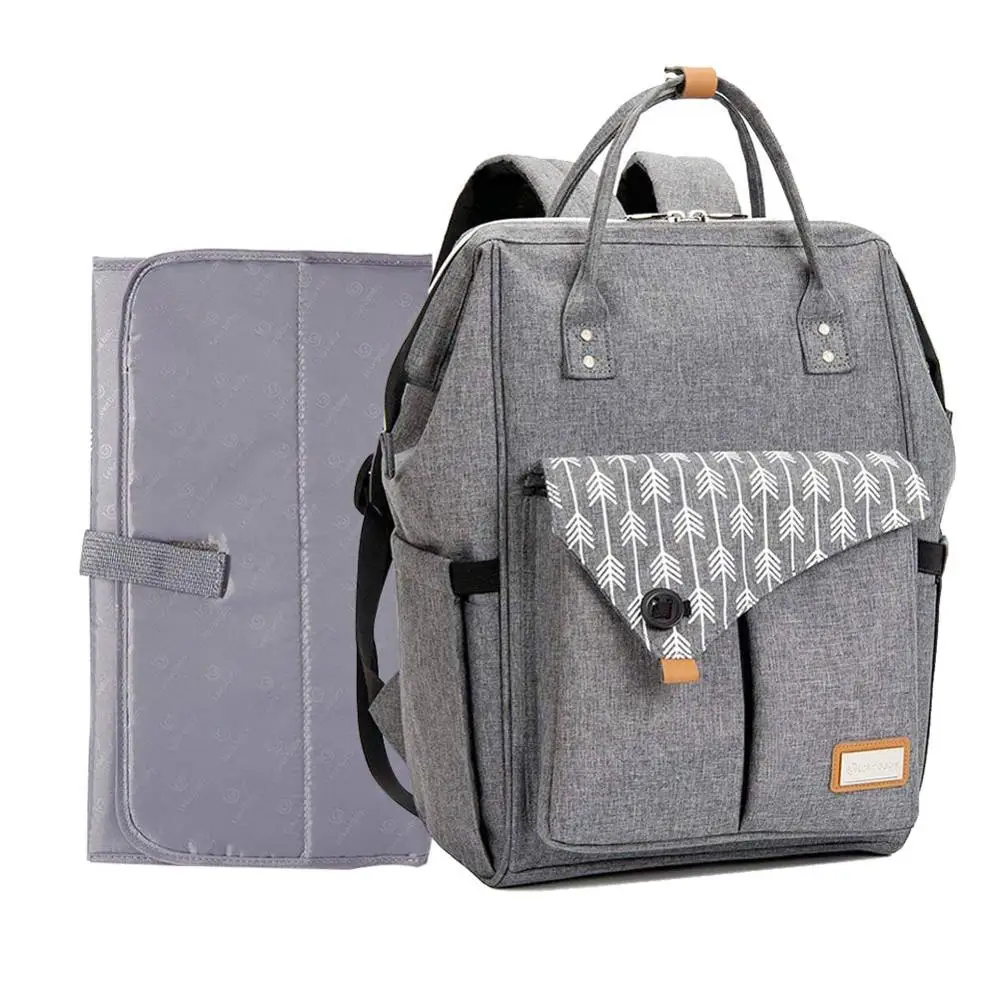 

Mummy Bag Waterproof Travel Backpack Large Capacity Multi-funcional Fashionable Diaper Bag Backpack With Stroller Straps