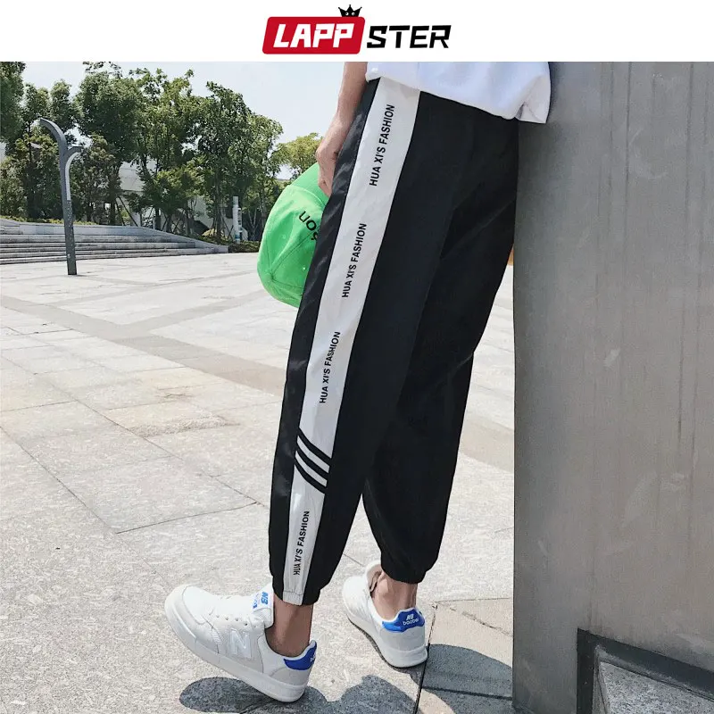 Брюки LAPPSTER мужские в стиле хип хоп уличная одежда джоггеры с полосками по бокам