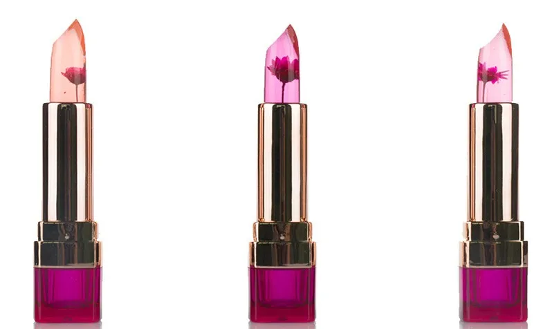 Желе Цветок губная помада блеск для губ прозрачный увлажняющий макияж