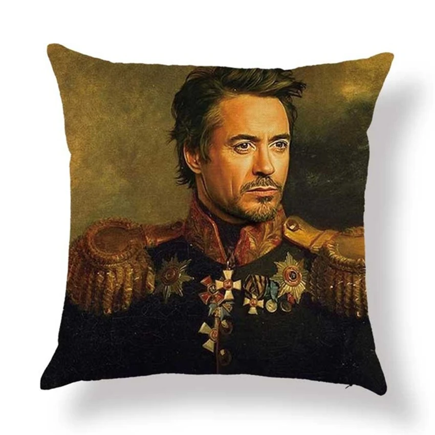 Масляная Живопись Стиль Роберт Дауни Младший. Мэтт Деймон Леонардо ДиКаприо