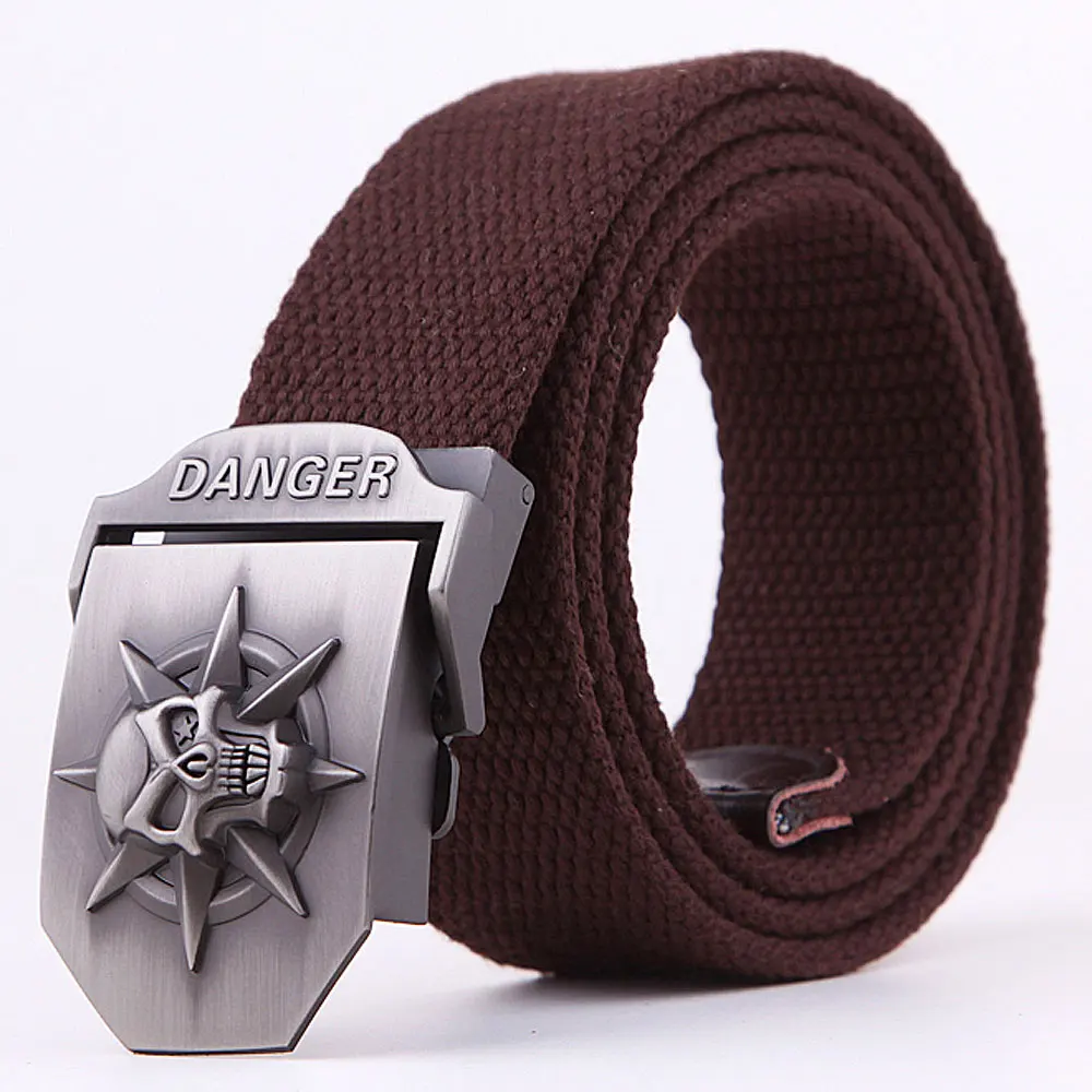 Ремень мужской тканевый в ковбойском стиле дизайнерский брендовый Модный