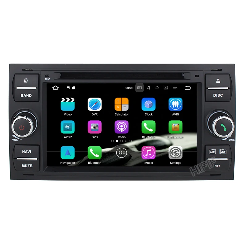 PX6 Android 10 dsp Two Din 7 Inch Car DVD Player For Ford Focus Kuga Transit Radio RDS USB SD Steering wheel control Free Map | Автомобили