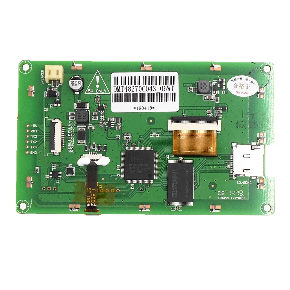 DMT48270C043_06W 4,3 дюймовый экран последовательного интерфейса низкомощное воспроизведение музыки экономичное DMT48270C043_06WT DMT48270C043_06WN