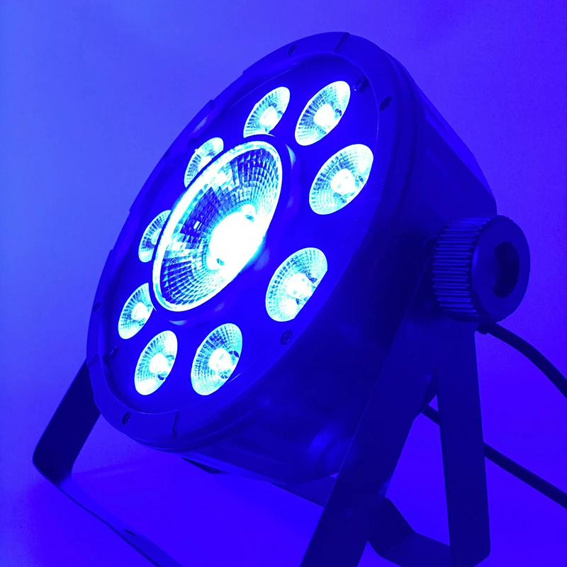 Светодиодный, плоский, Par 9x10 Вт+ 30 Вт, RGB Освещение для DMX512, сценический эффект, профессиональное диджейское оборудование и вечерние, танцевальный пол, дискотека