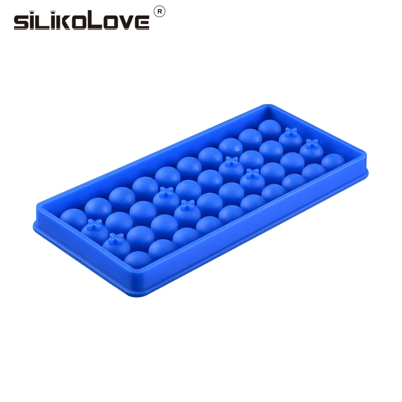 SILIKOLOVE Мини силиконовая для кубиков льда пресс-форма для шарика квадратный виски винный коктейль Вечерние бар аксессуары BPA бесплатно