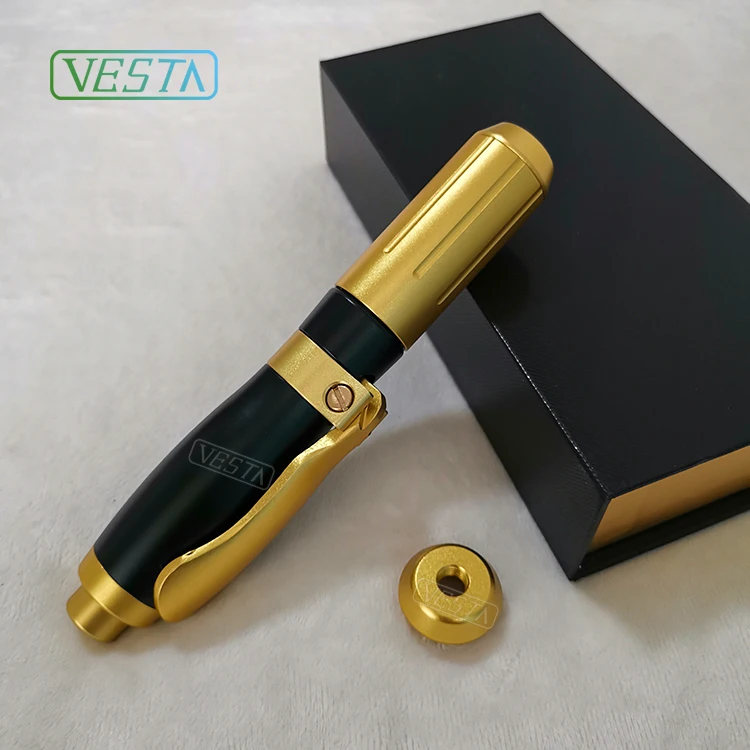 Vesta 2 в 1 гиалуроновая шприц-ручка новейший дизайн Лидер продаж высокое давление без иглы Гиалуроновая кислота ручка для губ лицо наполнитель