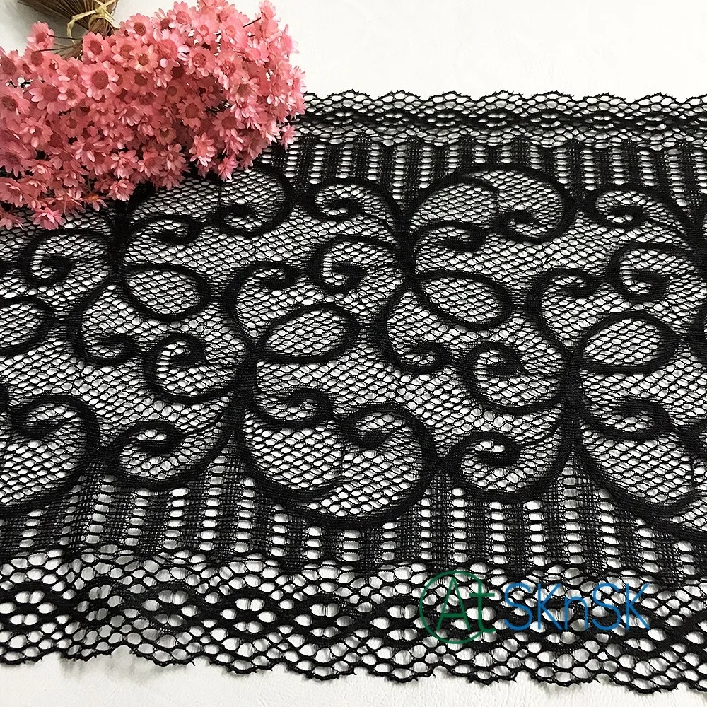 10 ярдов/партия белый черный изысканное кружево с ресничками отделка Вышивка