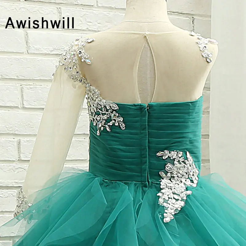 Новое поступление 2020 года бальное платье с цветочным узором для девочек