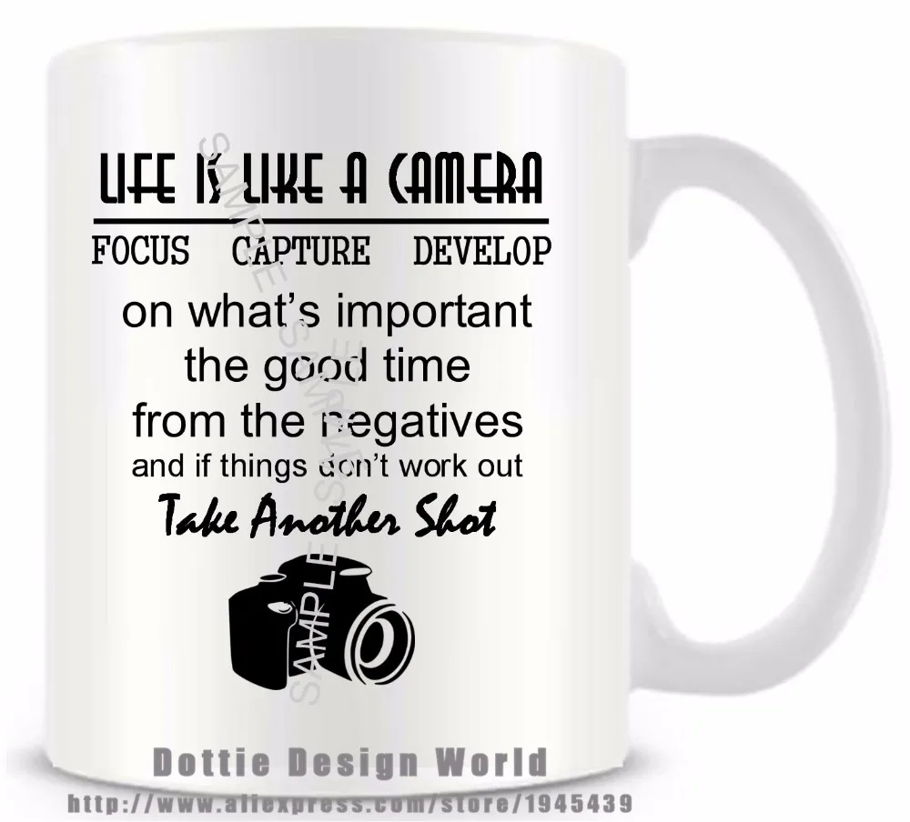 Забавная Новая дорожная кружка сделай сам с цитатами жизнь похожа на камеру