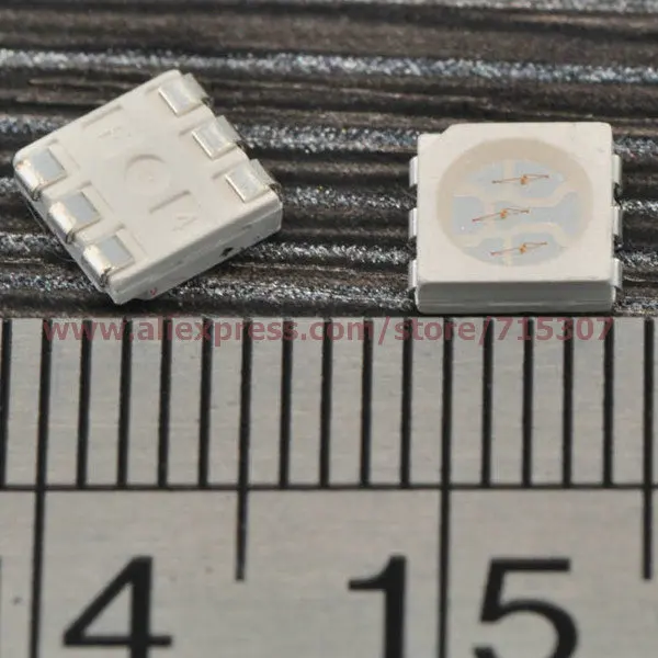PHISCALE 100 шт. 5050 супер яркий SMD LED зеленый цвет | Лампы и освещение
