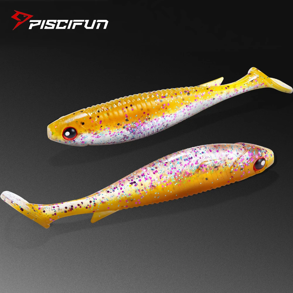 

Piscifun Brand Soft Baits 10cm 4 pcs/bag Lures for Fishing Simulation Soft Fish Fishing Lure lake and river Ocean Boat Fishing