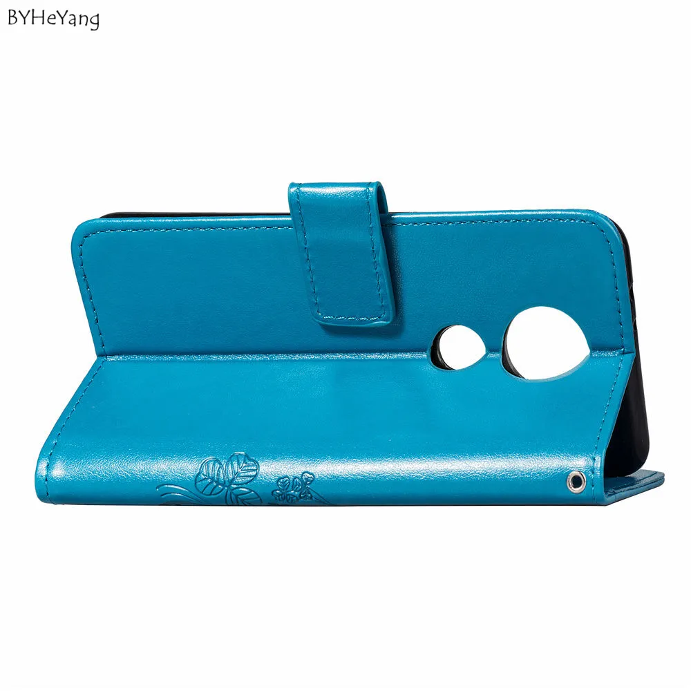 BYHeYang for Motorola Moto E5 Plus Case Luxury silicone &amp Leather Retro Stand Wallet Flip Cover coque | Мобильные телефоны и