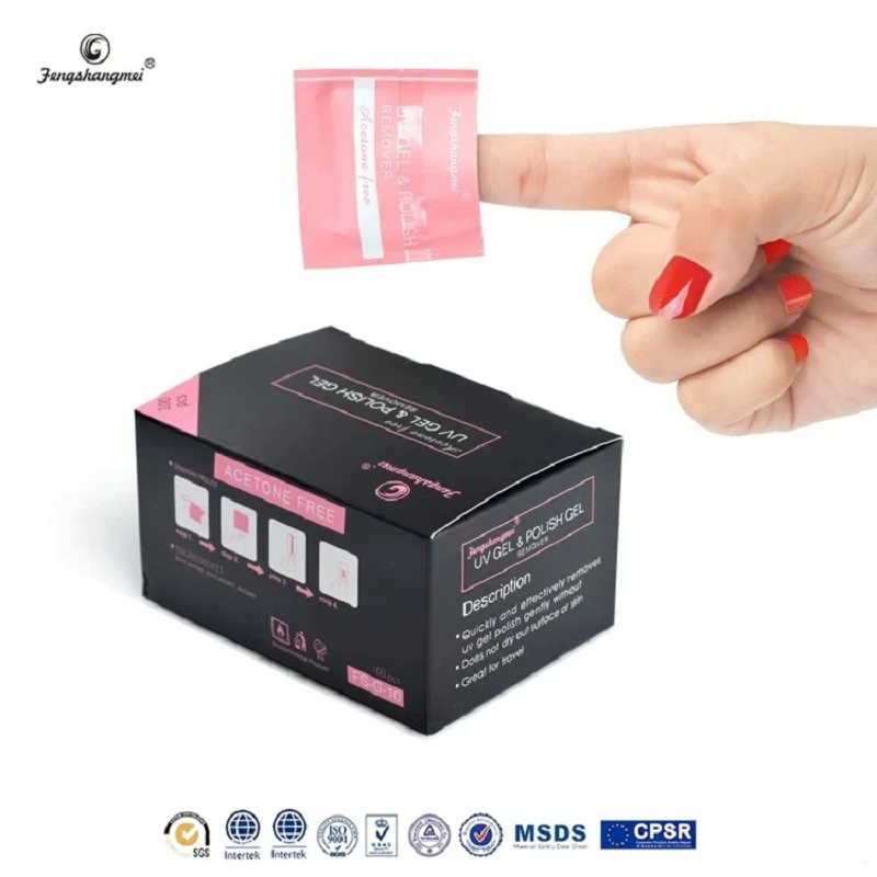 Гель лак для ногтей fengshangmei удаления лака легко отмачивается маникюра|manicure soak|acetone