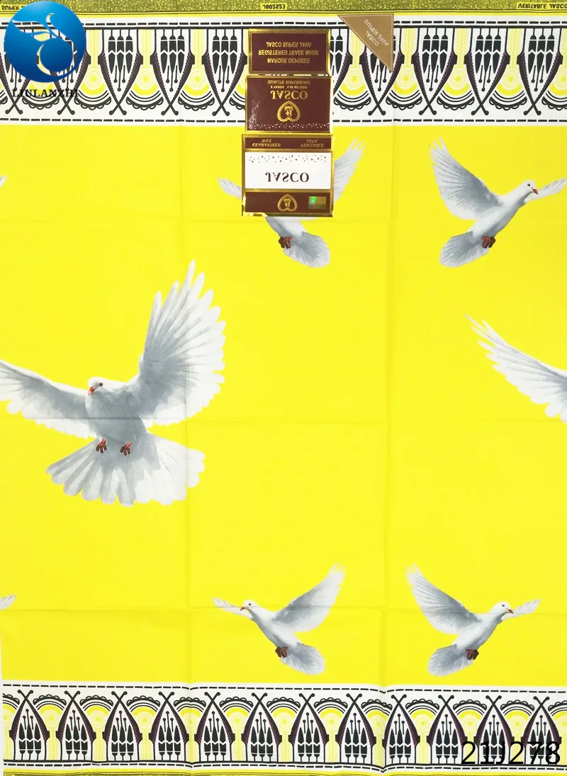 LIULANZHI 100cotton wax fabric fashion african print 6 yards blue for parties 21J261-278 | Дом и сад