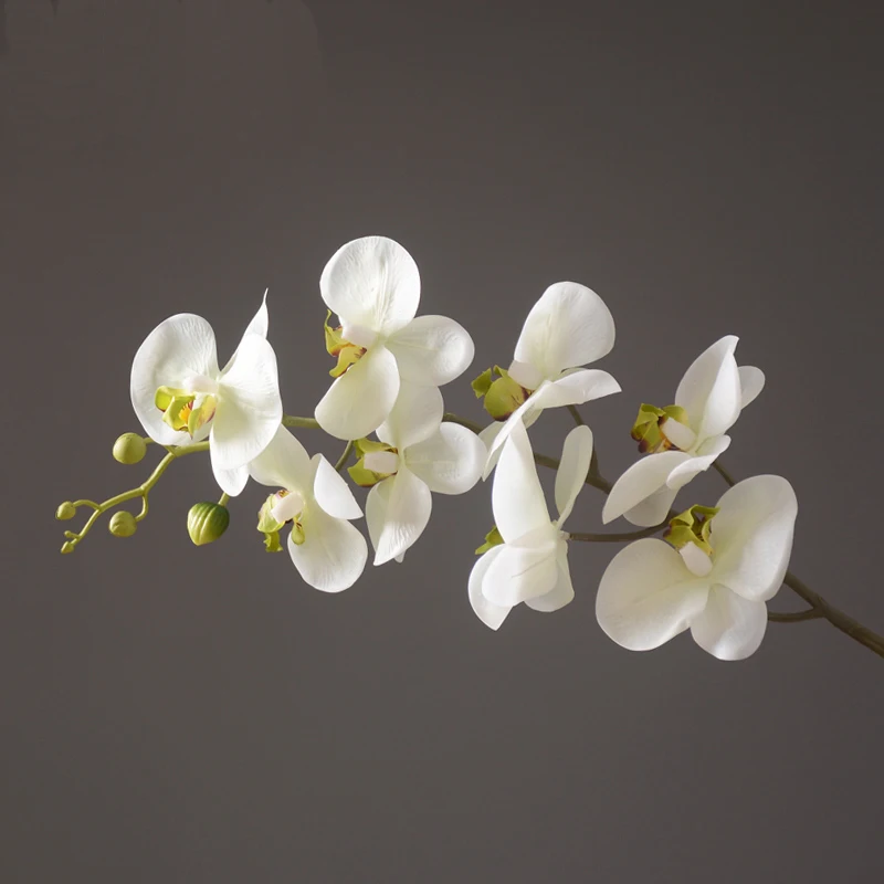 

Top Grade 82cm Artificial Butterfly Orchid Flower For Home Decoration Silk Flower Branch Wedding Party Sample Room Decor