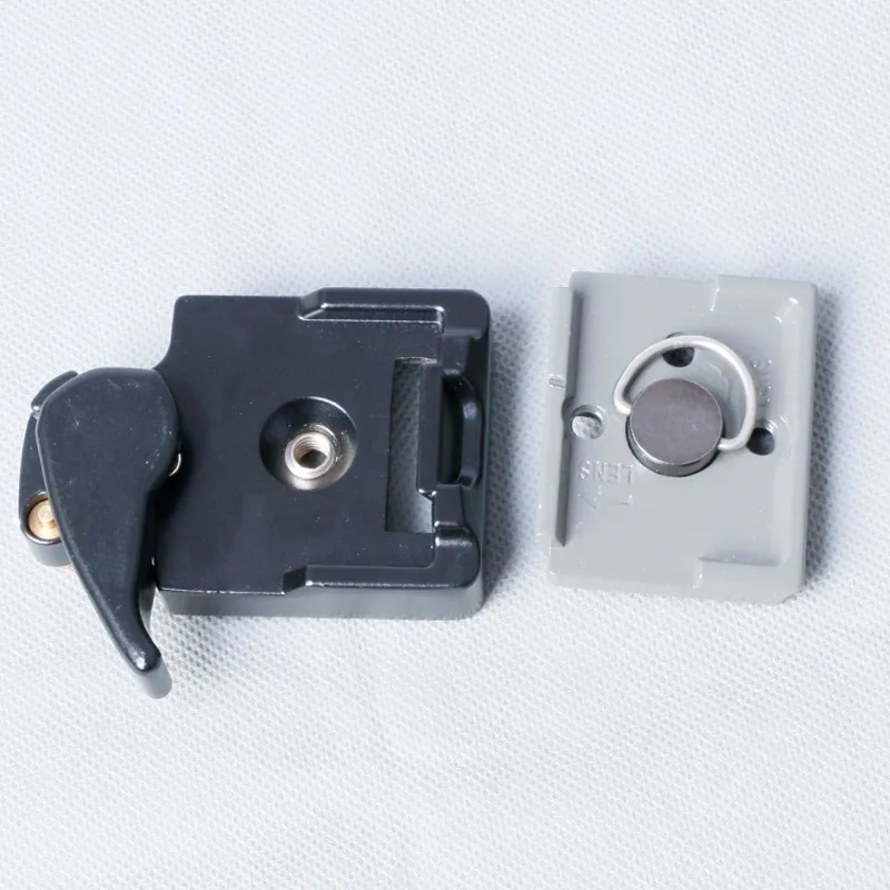 Camera Camcorder Quick Release Plate Clamp Adapter with Double Insurance Button for DSLR Tripod Monopod Ball Head HSJ-19 | Электроника