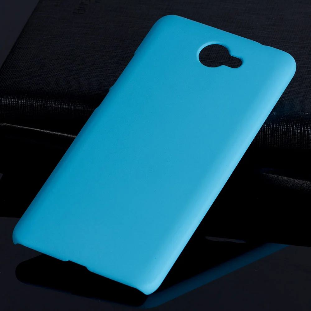 Sky Blue Матовый пластиковый чехол Для huawei Y7 чехол для huawei Y7 Nova Lite Plus Ascend XT2 чехол-лента на заднюю панель - Цвет: Sky Blue