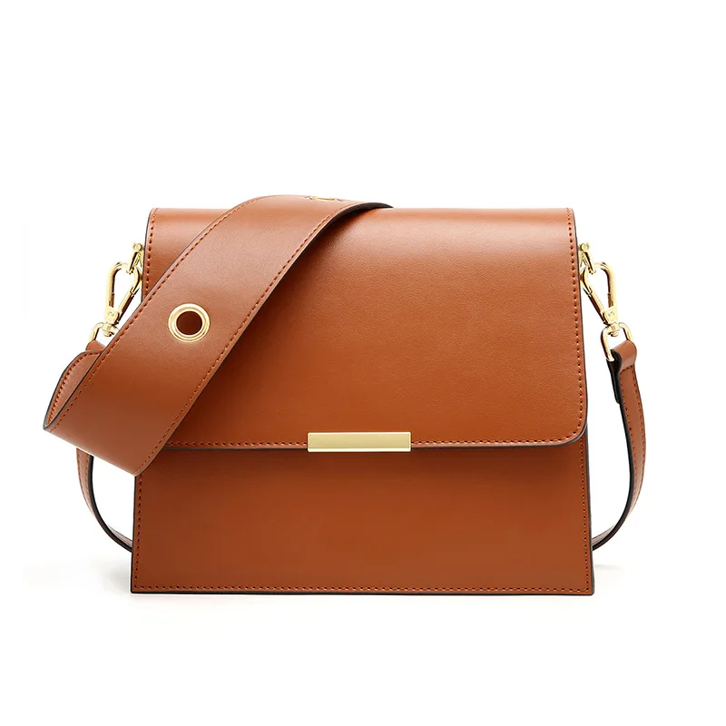 

New leather bag, single shoulder bag, women's cowhide snake bag, European beauty bag chain, satchel bag.