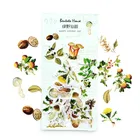 34 шт.упак. романтические зеленые поля, винтажные Декоративные Канцелярские наклейки, скрапбукинг, сделай сам, дневник, альбом, Стик, этикетка, 34 шт.упак.