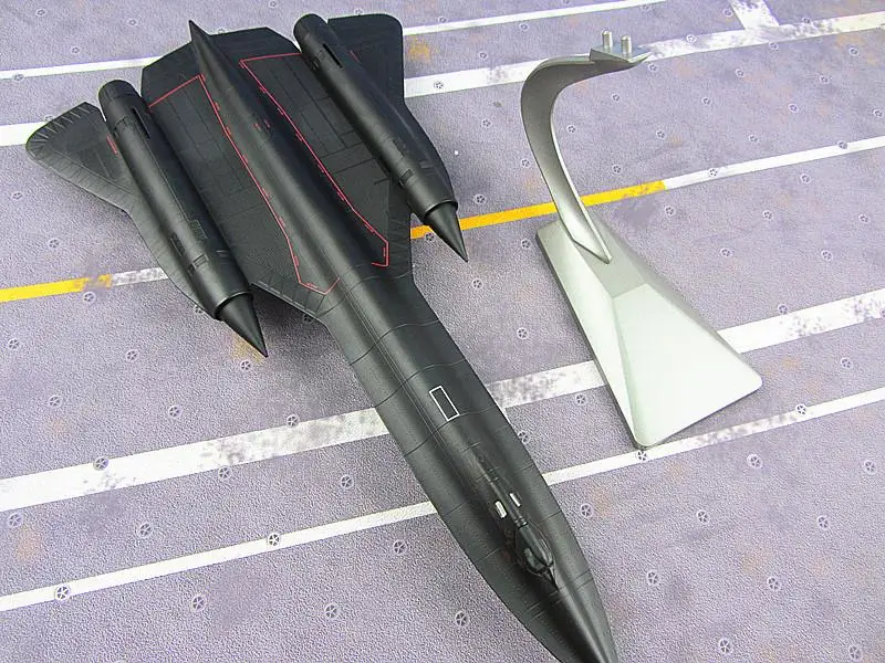 SR-71 blackbird рекогносцировочный самолет на большой высоте и высокой скорости высокая имитационная модель военный 1: 72 ВВС США