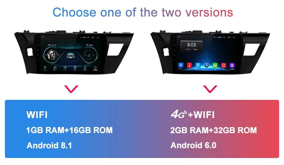 Junsun 2 Din мультимедийный видео плеер Android 8,1 gps навигация радио wifi OBD2 для Toyota Corolla E180 без DVD слот