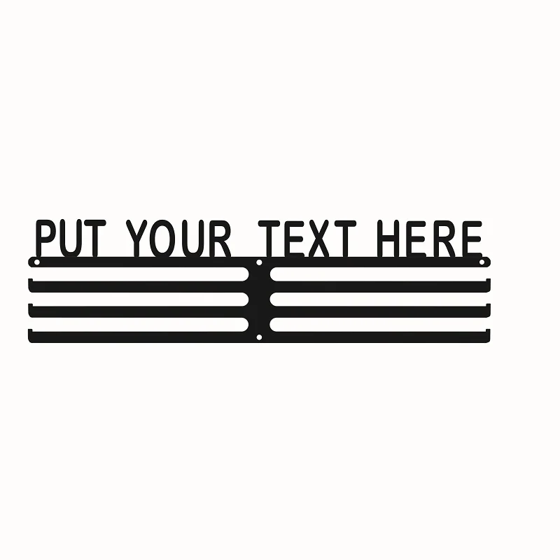 Медаль держатель медаль Вешалка - Цвет: 3 bar custom text