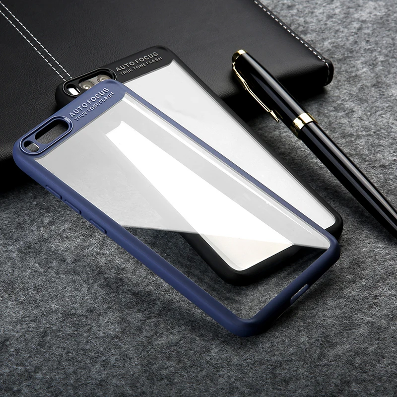 Чехол для Xiaomi mi 6 задняя силиконовая защитная оболочка противоударный