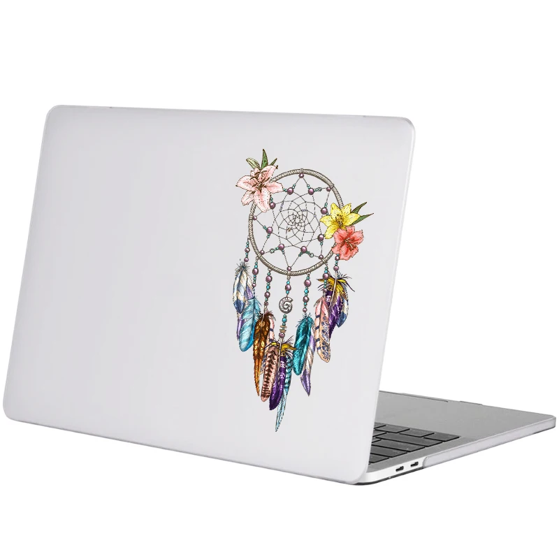 Индийское перо мечта кольцо наклейка для ноутбука Macbook Наклейка Pro Air Retina 11 12 13 14 15