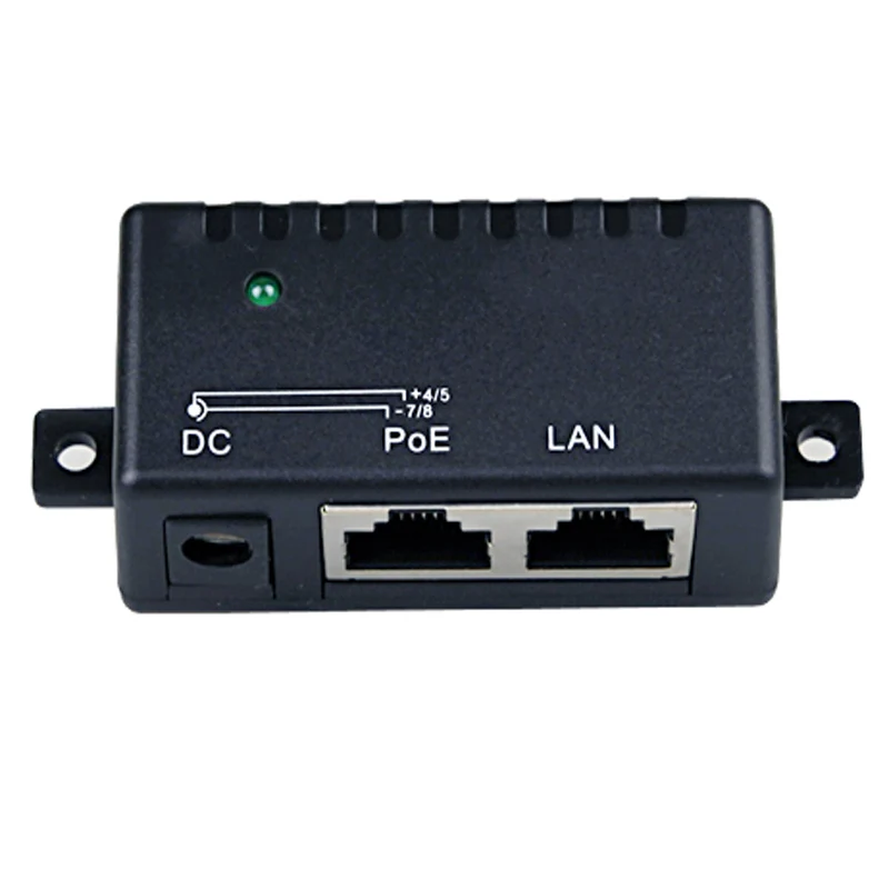 10/100Mbps POE Injector Power Splitter for IP Camera 5V 12V 24V 48V/1A Adapter Module Surveillance Accessories | Безопасность и