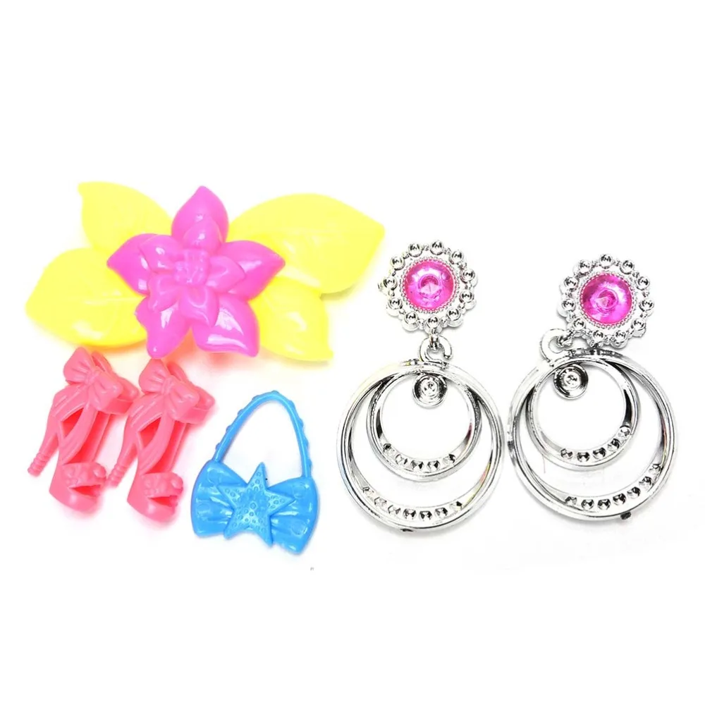 1 Компл. Милые Куклы Аксессуары Блистерной Игрушка Для Барби Мода Заколки Волос