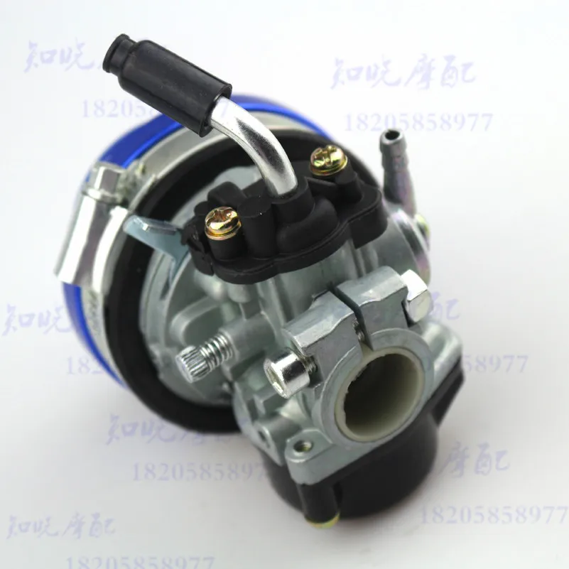 Бесплатная доставка 2 тактный синий карбюратор 49cc 50cc 60 66 80cc воздушный фильтр Carb
