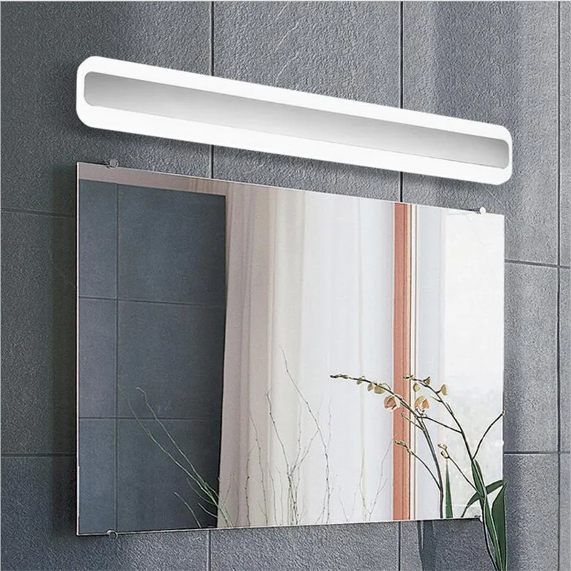 Modern Long Acryl Led Wall Lamp for Bathroom Bright Mirror Light 40/50/60/70cm 1602