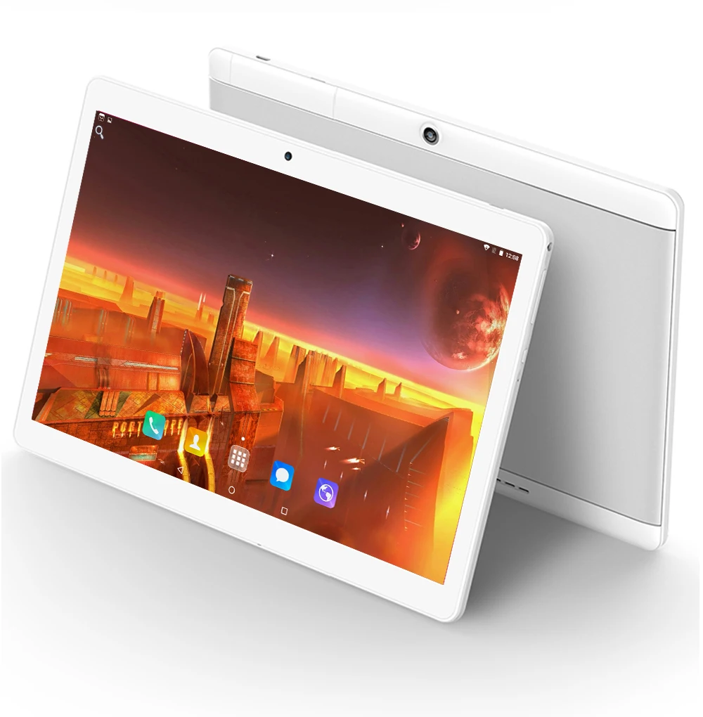 Подлинный 10,1 дюймовый планшетный ПК Android 8,0 Восьмиядерный 1280*800 ips ram 6 ГБ rom 64 ГБ 3G/4G LTE телефонный звонок 10 планшетов+ подарок