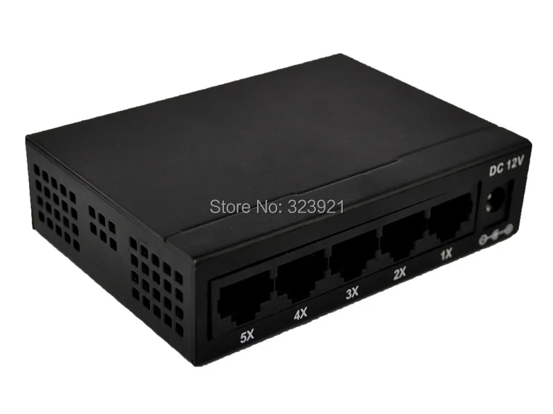10/100/1000 Мбит/с ethernet коммутатор 5 портов гигабитный настольный сети|switch software|switch video