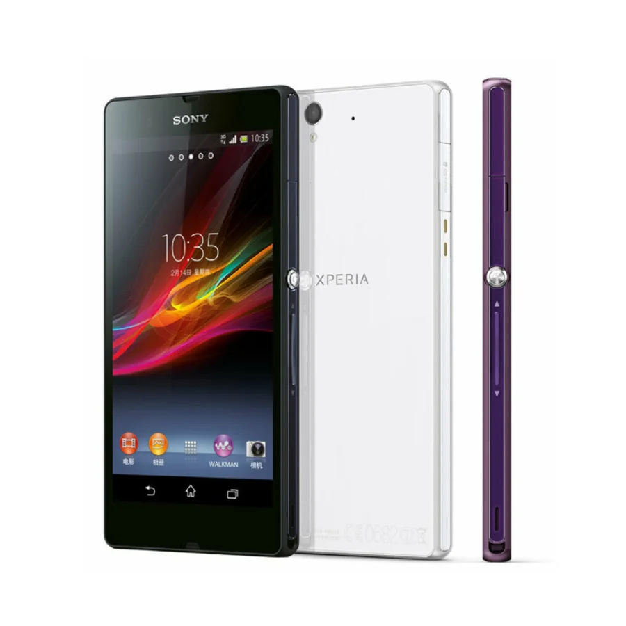 Sony Xperia Z C6603 смартфон с 5-дюймовым дисплеем четырёхъядерным процессором ОЗУ 2 Гб