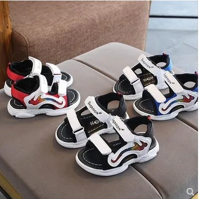

NEW Summer 2019 Kids Sandals Boys Girls Sport Casual Shoes Children Baby Flat Running Shoes Kids Beach Leather Sandals