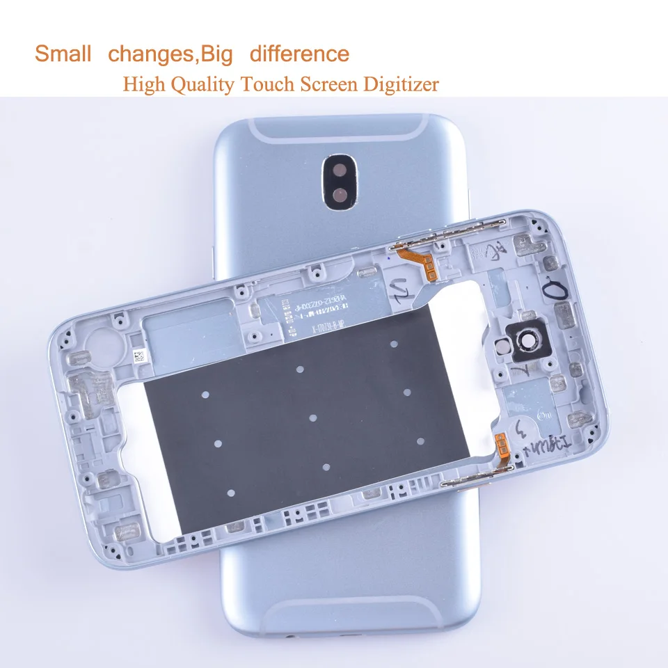 10 шт./лот Крышка батарейного отсека Корпус для Samsung Galaxy J7 2017 Pro J730 J730F задняя крышка