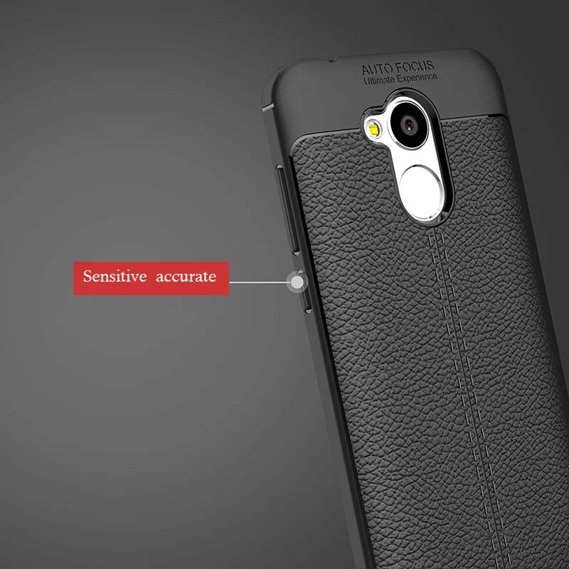 Luxury Leather Phone Case For Honor 6A Silicone Shockproof Litchi Pattern Cover Soft TPU Funda Huawei 5.0 inch |