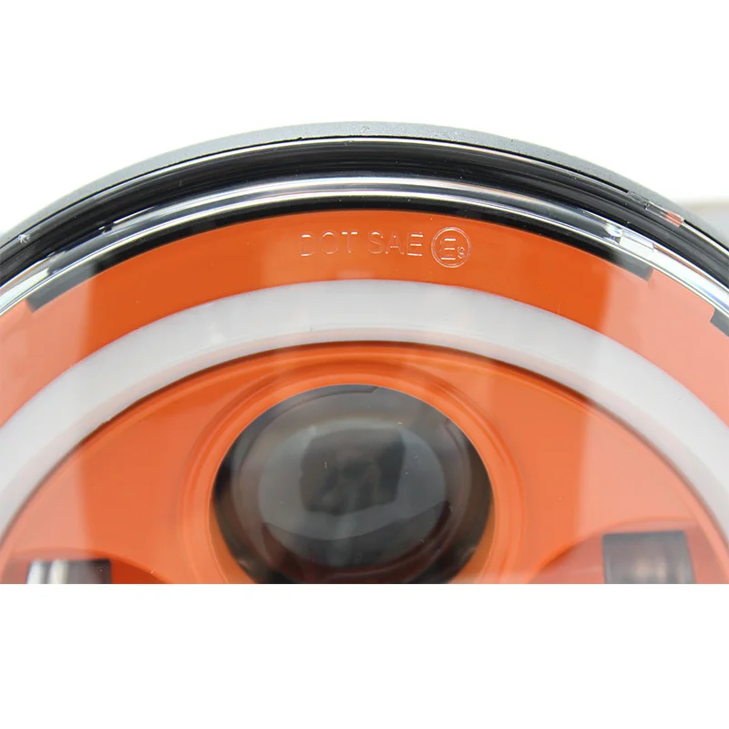 7 &quotдюймовый светодиодный галогеновые фары головного света Комплект оранжевый