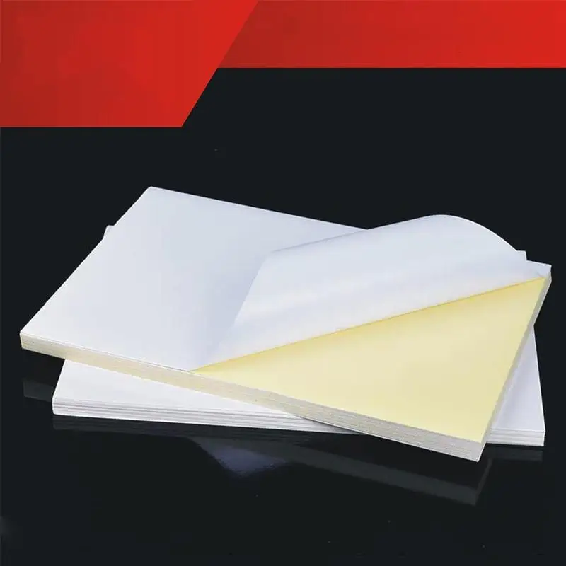 Vividcraft 50 Sheets Good Printing Quality Waterproof Self Adhesive A4 Blank White Paper Sticker Label for Laser Printer | Канцтовары