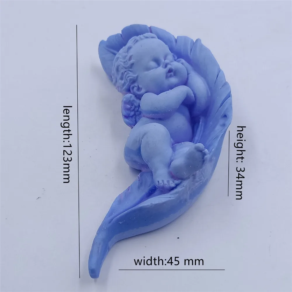 Спящая детская дизайнерская форма для мыла 3D силиконовая форма для мыла формы для шоколадного торта изделия из смолы ароматерапия гипсовая форма
