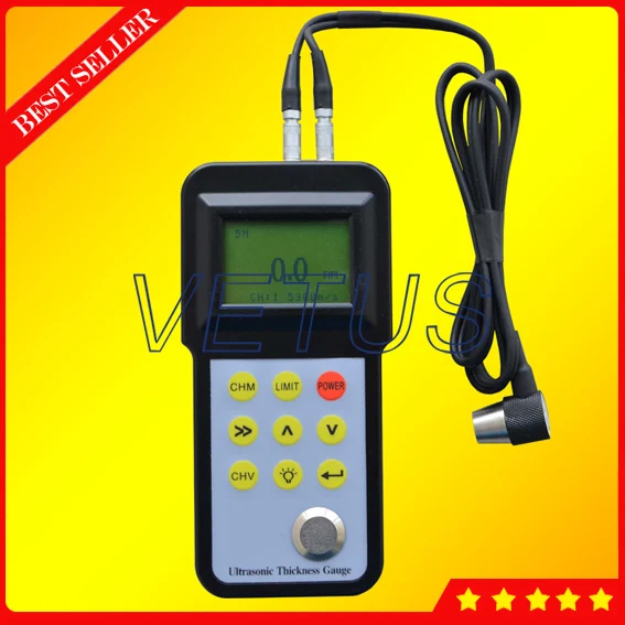 

ETC-098 1.2~200mm Ultrasonic Thickness Gauge