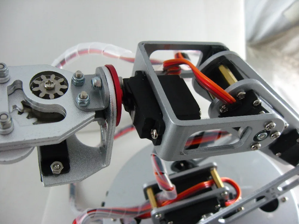Arduino робот-рука Обучающий робот 6 DOF алюминиевая Роботизированная рука