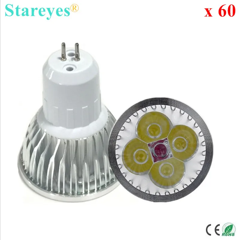 

Free shipping 60 pcs Dimmable 4W 3W GU5.3 E27 MR16 GU10 E14 B22 LED Spotlight Downlight Lamp droplight bulb light lighting