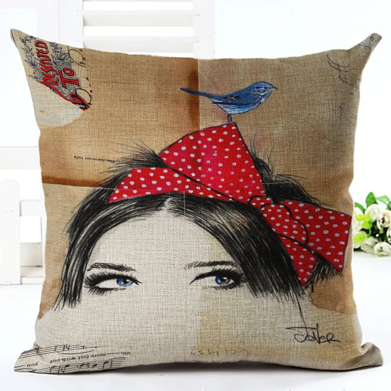 45 см * красный ободок для волос декоративная наволочка чехол подушки из хлопка и