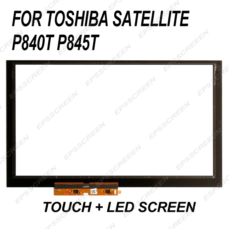 Новый сенсорный дисплей на замену для Toshiba Satellite P840T P845T 14-дюймовый экран
